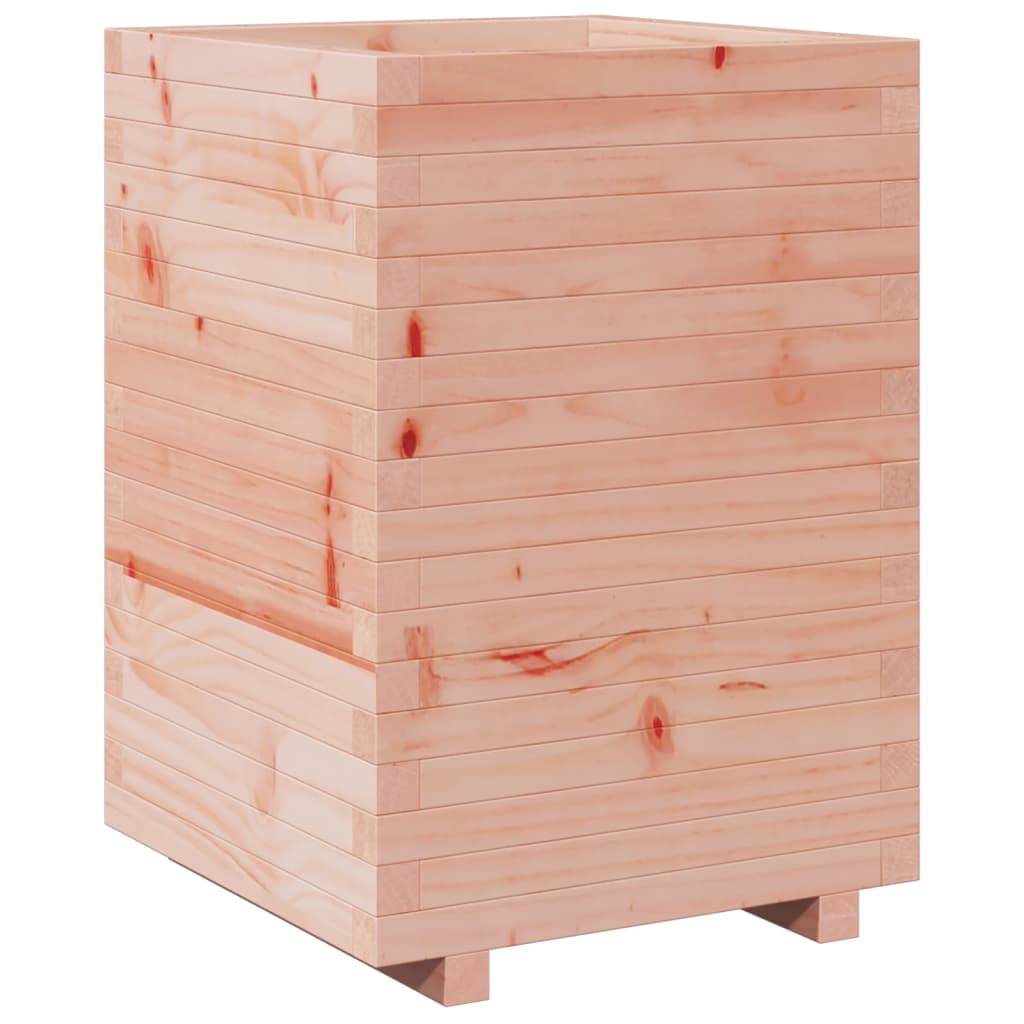 Planter box 50x50x72.5 cm solid wood Douglas fir