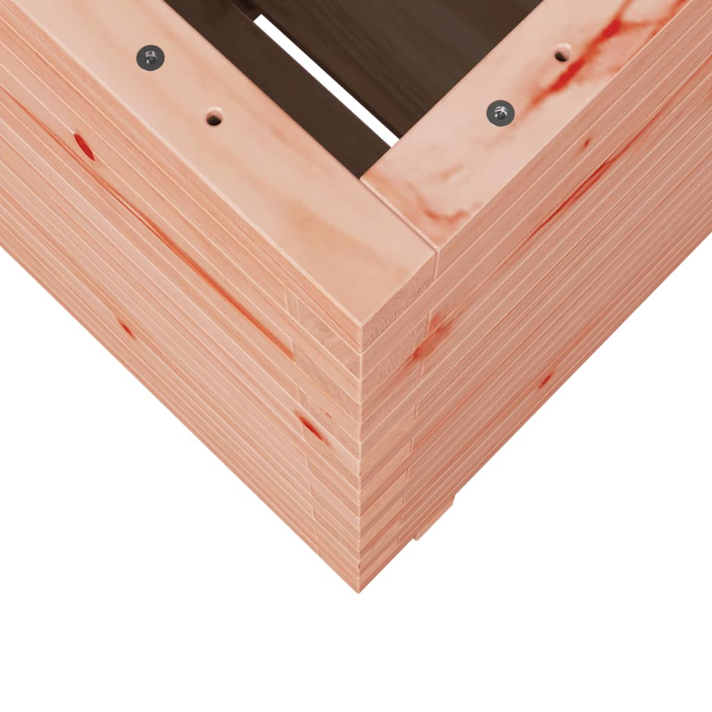 Planter box 50x50x72.5 cm solid wood Douglas fir