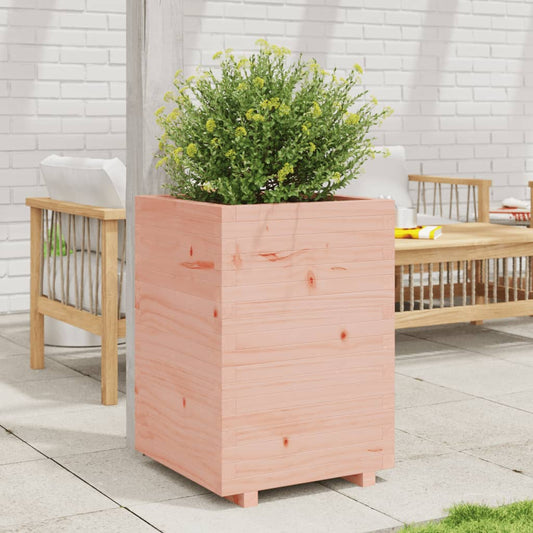Planter box 50x50x72.5 cm solid wood Douglas fir