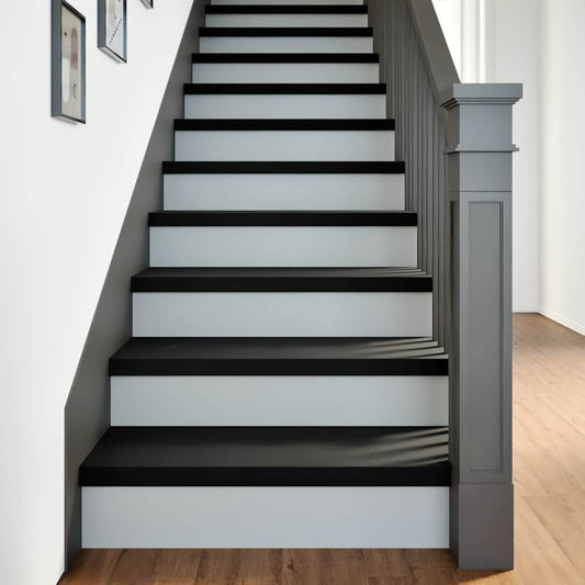 Stair steps 12 pcs dark brown 70x25x2 cm solid oak