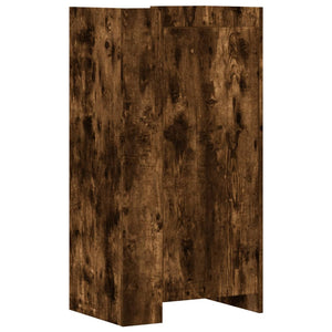 Shoe shelf smoked oak 52x37.5x100 cm engineered wood