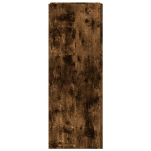 Shoe shelf smoked oak 52x37.5x100 cm engineered wood