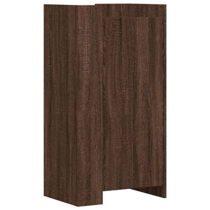 Shoe shelf brown oak 52x37.5x100 cm engineered wood