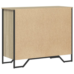 Chest of drawers sonoma oak 91x35.5x74.5 cm engineered wood