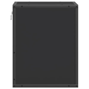 Wall-mounted bedside tables 2 pcs black 40x31x39.5 cm