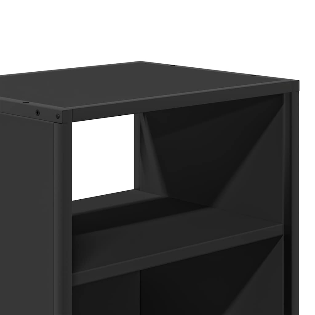 Wall-mounted bedside tables 2 pcs black 40x31x39.5 cm