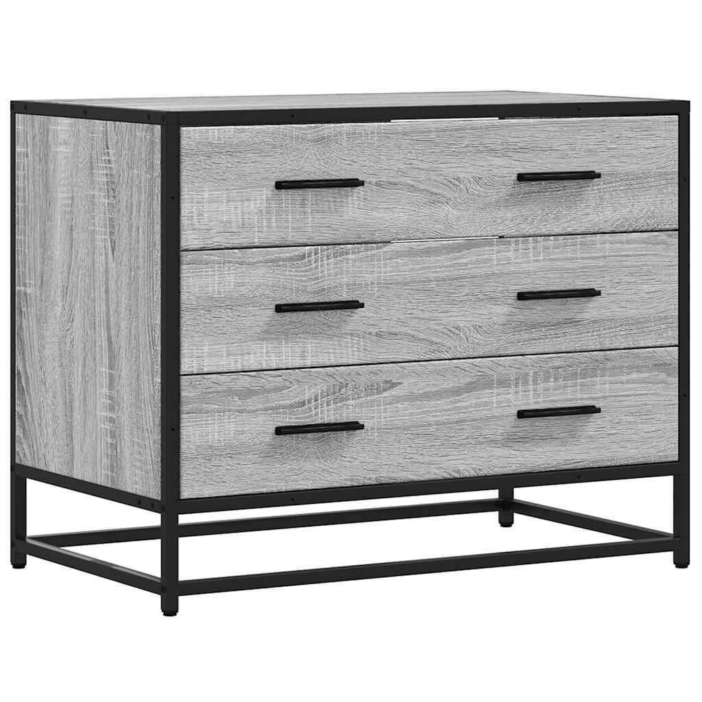 Chest of drawers gray sonoma 70x41x56 cm engineered wood