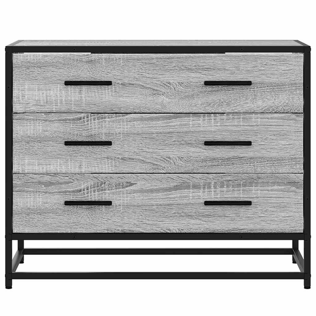 Chest of drawers gray sonoma 70x41x56 cm engineered wood