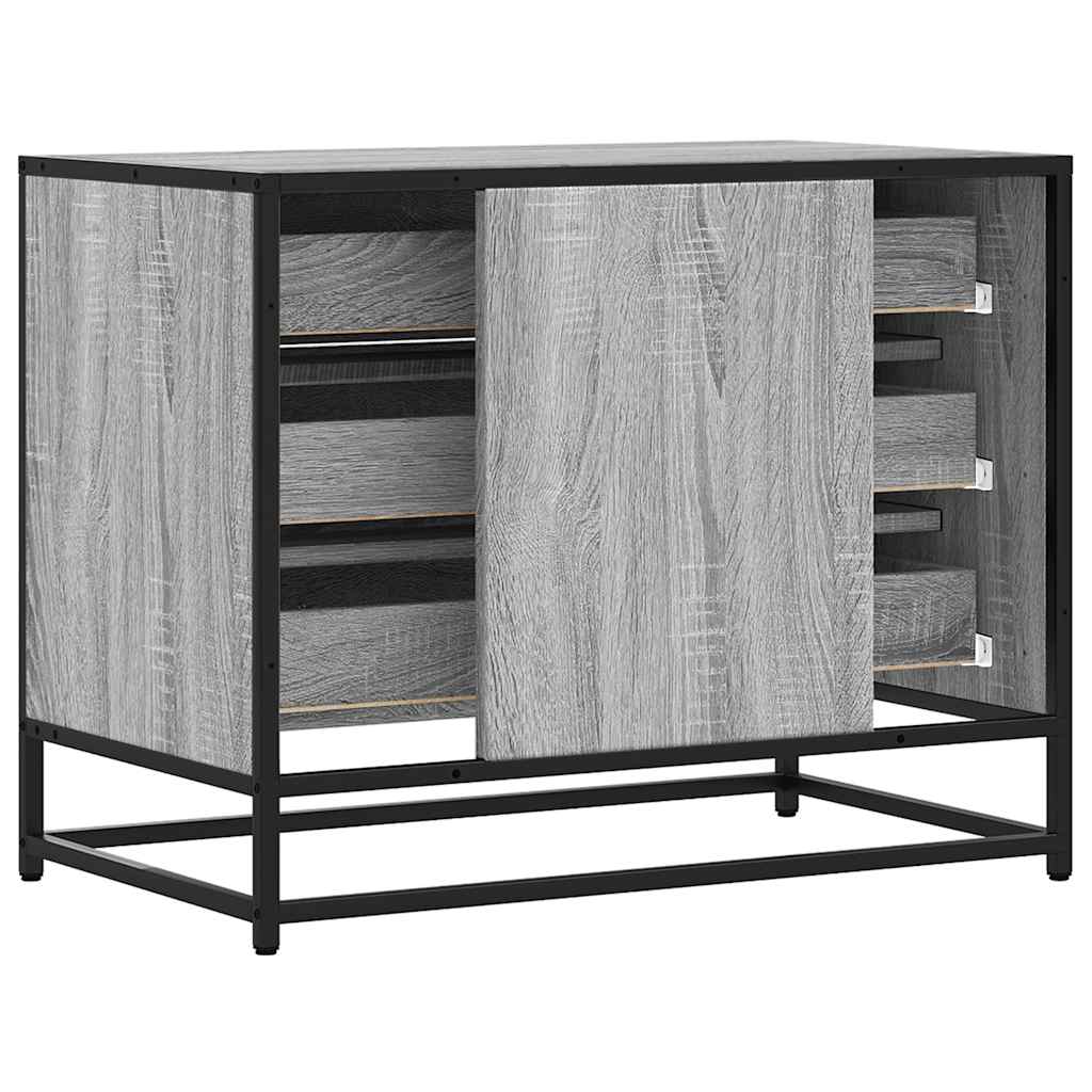 Chest of drawers gray sonoma 70x41x56 cm engineered wood