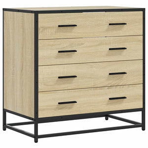 Chest of drawers sonoma oak 70x41x70 cm engineered wood
