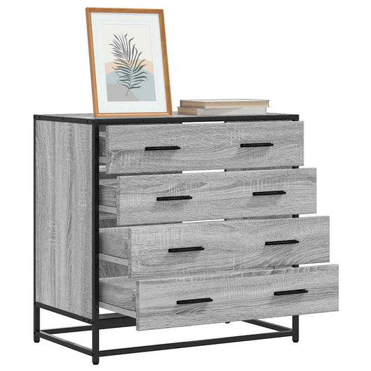 Chest of drawers gray sonoma 70x41x70 cm engineered wood