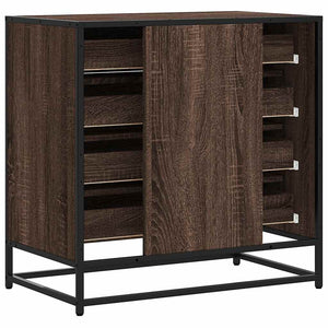 Chest of drawers brown oak 70x41x70 cm engineered wood