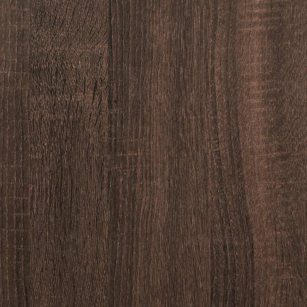 Chest of drawers brown oak 70x41x70 cm engineered wood