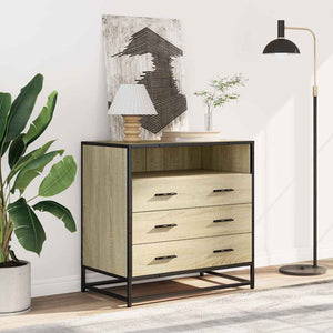 Chest of drawers sonoma oak 70x41x70 cm engineered wood