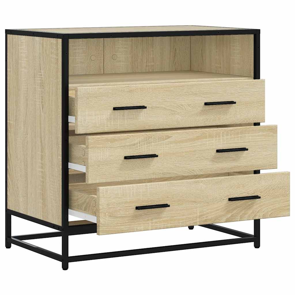 Chest of drawers sonoma oak 70x41x70 cm engineered wood