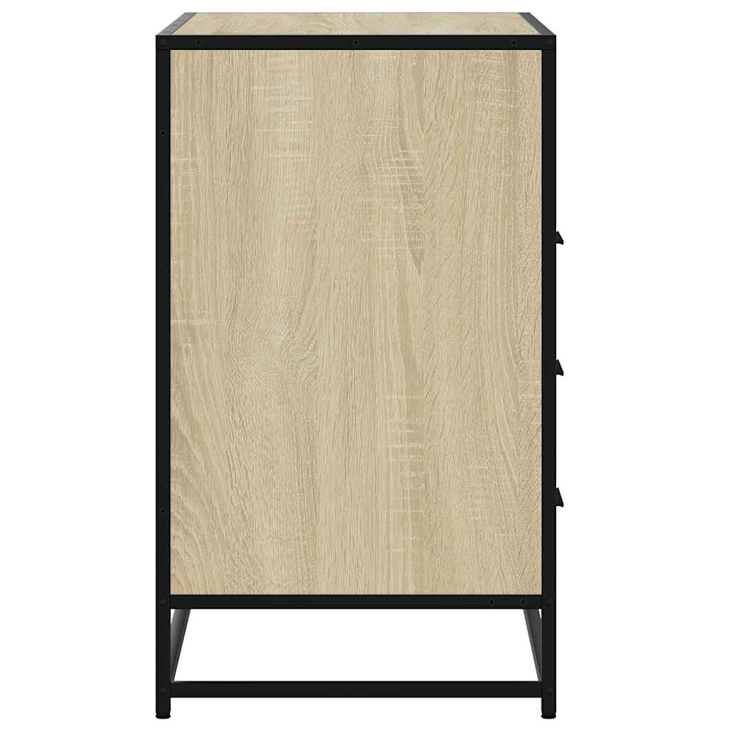 Chest of drawers sonoma oak 70x41x70 cm engineered wood