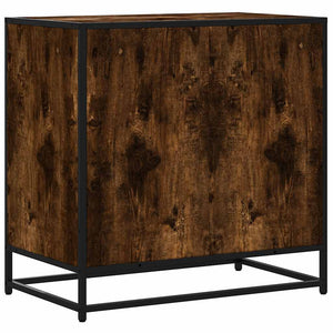 Chest of drawers smoked oak 70x41x70 cm engineered wood
