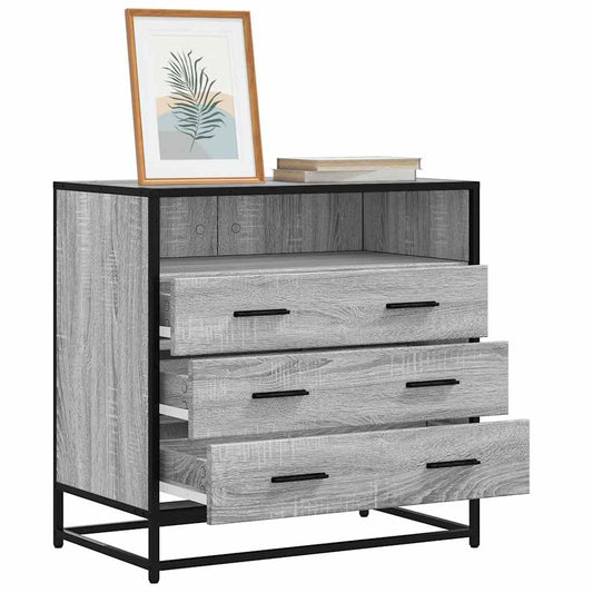 Chest of drawers gray sonoma 70x41x70 cm engineered wood