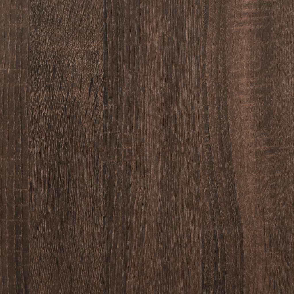 Chest of drawers brown oak 70x41x70 cm engineered wood