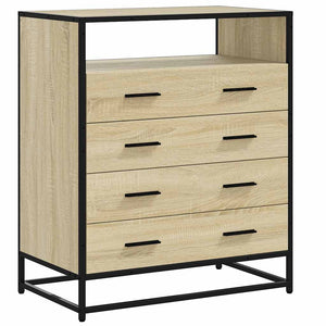 Chest of drawers sonoma oak 70x41x83.5 cm engineered wood