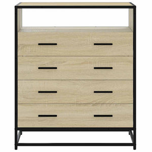 Chest of drawers sonoma oak 70x41x83.5 cm engineered wood