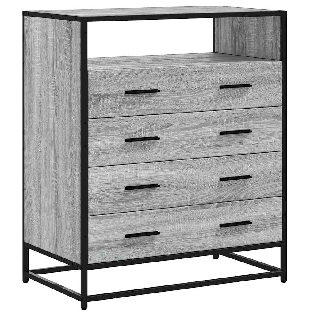 Chest of drawers gray sonoma 70x41x83.5 cm engineered wood