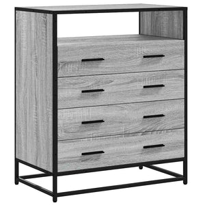 Chest of drawers gray sonoma 70x41x83.5 cm engineered wood