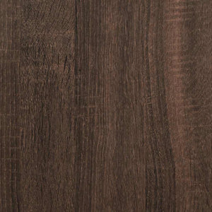 Chest of drawers brown oak 70x41x83.5 cm engineered wood