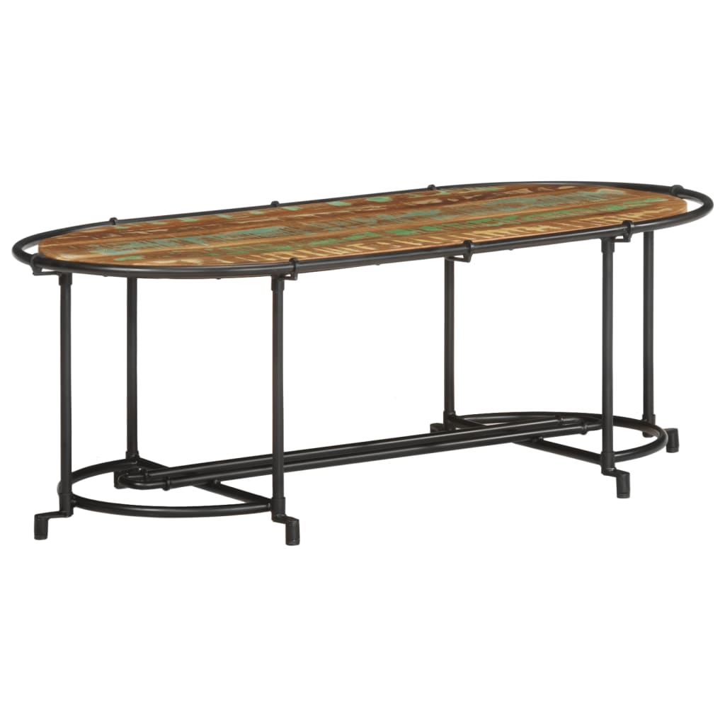 Coffee table 110x55x40 cm reclaimed solid wood