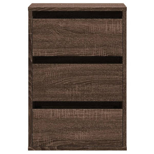 Chest of drawers brown oak 40x41x58 cm engineered wood