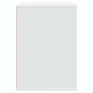 Chest of drawers white 60x41x58 cm engineered wood