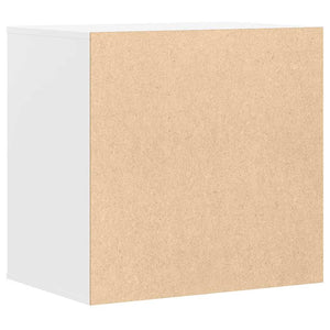 Chest of drawers white 60x41x58 cm engineered wood