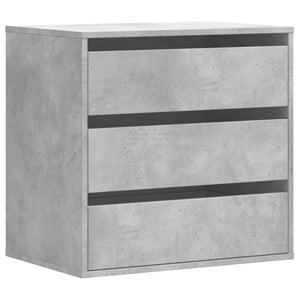 Chest of drawers concrete grey 60x41x58 cm engineered wood