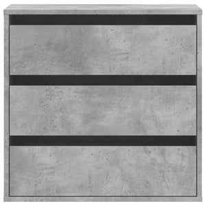Chest of drawers concrete grey 60x41x58 cm engineered wood