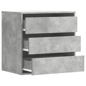 Chest of drawers concrete grey 60x41x58 cm engineered wood