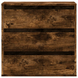 Chest of drawers smoked oak 60x41x58 cm engineered wood