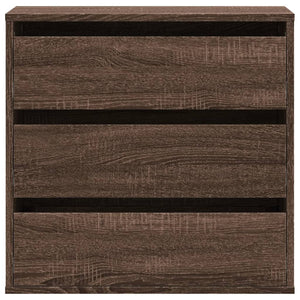 Chest of drawers brown oak 60x41x58 cm engineered wood