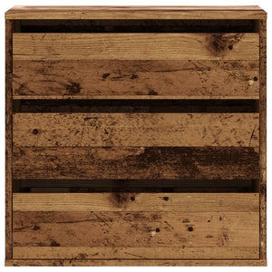 Chest of drawers old wood 60x41x58 cm engineered wood