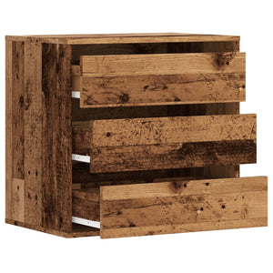 Chest of drawers old wood 60x41x58 cm engineered wood