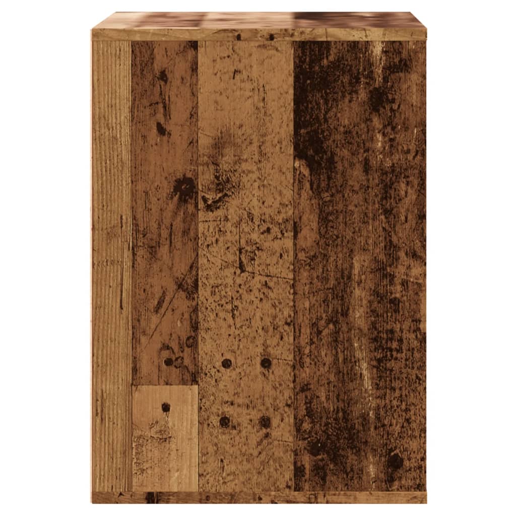 Chest of drawers old wood 60x41x58 cm engineered wood