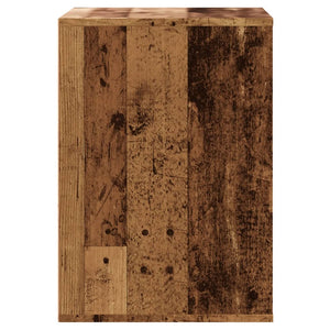 Chest of drawers old wood 60x41x58 cm engineered wood