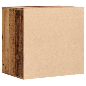 Chest of drawers old wood 60x41x58 cm engineered wood