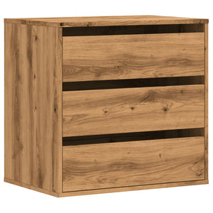 Chest of drawers artisan oak 60x41x58 cm engineered wood