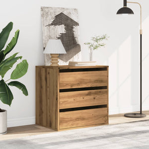 Chest of drawers artisan oak 60x41x58 cm engineered wood