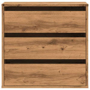 Chest of drawers artisan oak 60x41x58 cm engineered wood