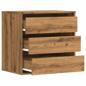 Chest of drawers artisan oak 60x41x58 cm engineered wood