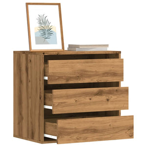 Chest of drawers artisan oak 60x41x58 cm engineered wood