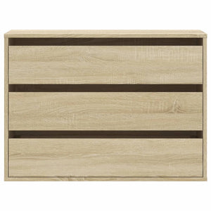 Chest of drawers sonoma oak 80x41x58 cm engineered wood