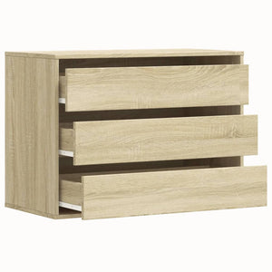 Chest of drawers sonoma oak 80x41x58 cm engineered wood