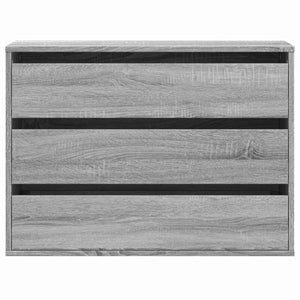 Chest of drawers gray sonoma 80x41x58 cm engineered wood